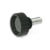 GN 591 Knurled Screw Antistatical Plastic ESD